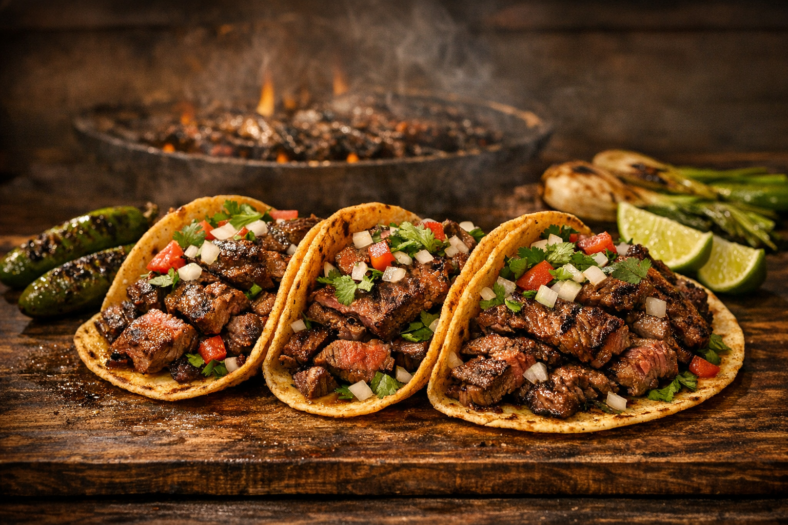 Arrachera hiperrealista para taquiza